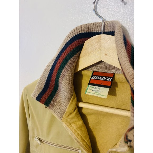 Vintage Beige Sports Jacket - Picture 1 of 11